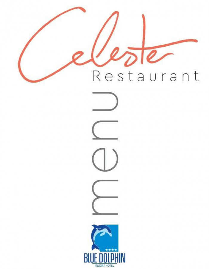 Celeste restaurant μενου Celeste restaurant